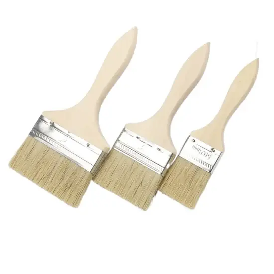 WHITE VARNISH 2" BRISTLE PAINT BRUSH