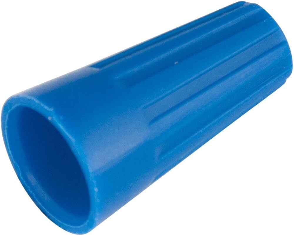 WIRE CONNECTOR MINI BLUE #22-16 100/BOX - EACH - 10-002