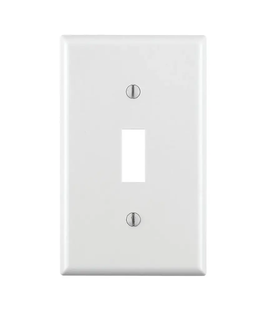 White Switch Cover 1-Gang Lev88001/TP1-W/2134W