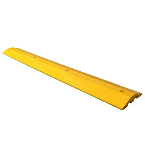 YELLOW PLASTIC CAP TRAFFIC SPEED BUMP  - 01500010