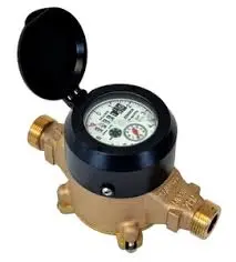 ZENNER WATER METER 5/8" X 3/4" /RG3 DR USG BRONZE BODY - PPD02