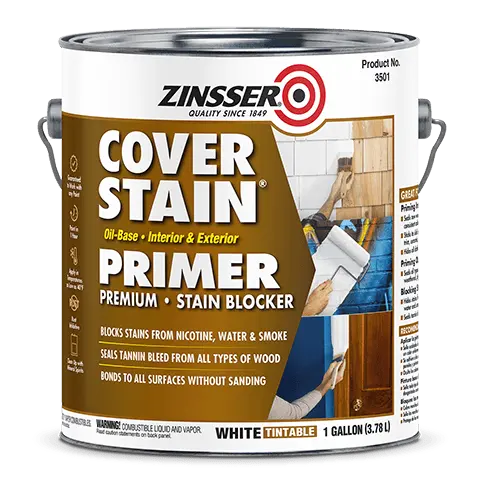 ZINSSER OIL BASE INT/EXT COVER STAIN PRIMER SEALER GAL - 35503404