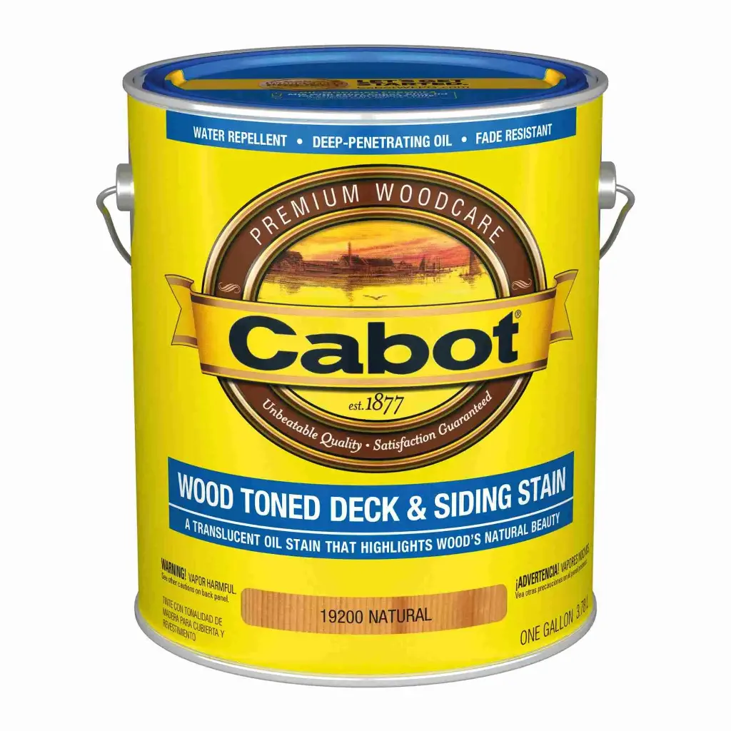 Cabot Wood Toned Deck and Siding Stain Natural Gal - 140.0019200.007