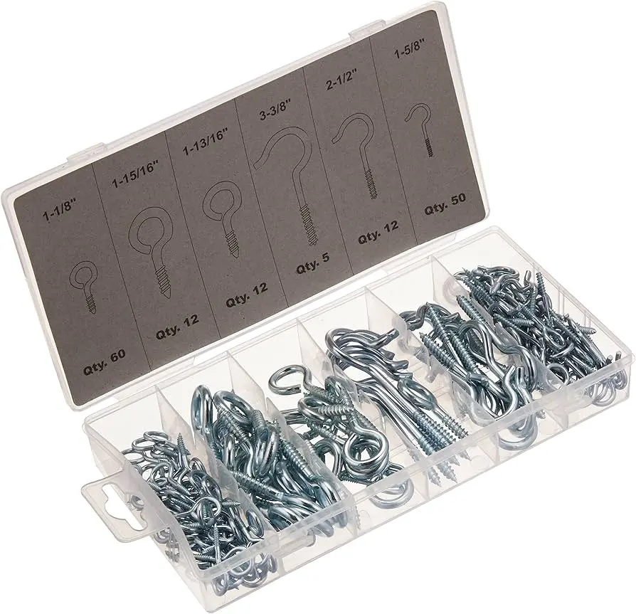 CAL-HAWK EYE BOLT ASSORTMENT 151PC (SINGLE) - AZEBA