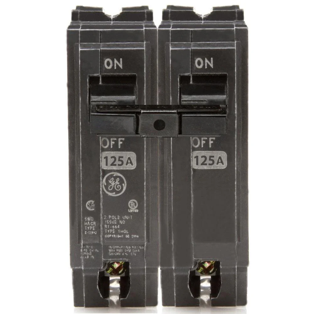 2 X 125 Amp 1" GE BREAKER - THQL21125