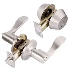 LEVER COMBO SET DOUBLE CYLINDER SSBL - BRSS82L0