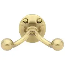 BRASS DOUBLE DOOR HOOK DT13-ZD1201B