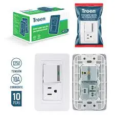 TROEN Single Switch with Outlet/ A136-HY1K1C