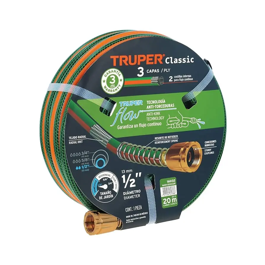 Hose Garden 1/2 X 66 TR MAN-20X1/2R