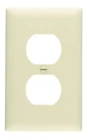 Cover Dbl Recepticle Ivory VT-TR PPDO