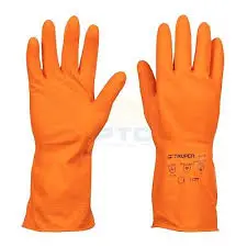Gloves latex L w/lining GU-313 TR