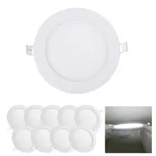 6W Luminaire Ultra Thin Circular LED Light, Daylight/ 117914