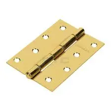 HERMEX HINGES 4IN BR BRASS FIX PIN HX- TR BR401