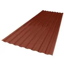 6FT 26G (.47MM) R PANEL ROOFING- KYNAR 500 DEEP RED..