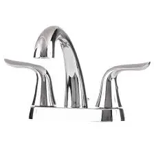 EZ-FLO 4'' 2-HDL Lavatory Faucet, Chtpme 10257