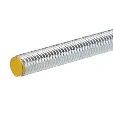 3/8" X 1' ZINC PLATED THREADED ROD - EACH