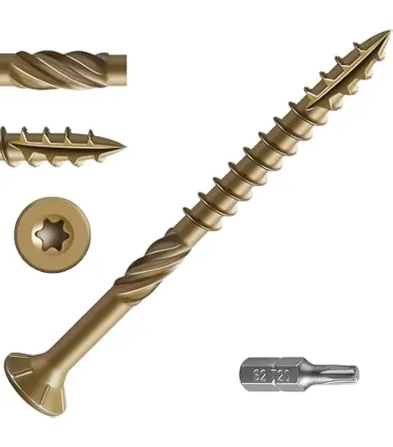 DECK SCREW DARIX 3" TAN COLOR 25 LB - LB - DST300
