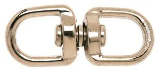 CAMPBELL 5/8" DOUBLE END ROUND EYE SWIVEL ZINC DIE CAST - T7640302