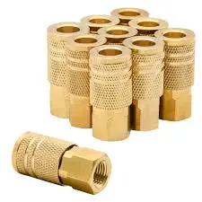 PT 1/4" x 1/4" FIP BRASS AIR COUPLER - W3225