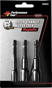 PT 3-PC QUICK CHANGE MAGNETIC NUTSETTER - W9022