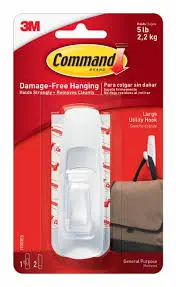 3M COMMAND UTILITY HOOK LARGE - 17003ES