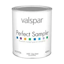 VALSPAR PERFECT SAMPLE PAINT CLEAR BASE PINT - 027.0003405.004