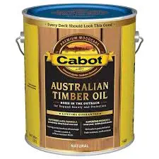 CABOT AUSTRALIAN TIMBER OIL WATER REDUCIBLE TRANSLUCENT EXTERIOR OI
