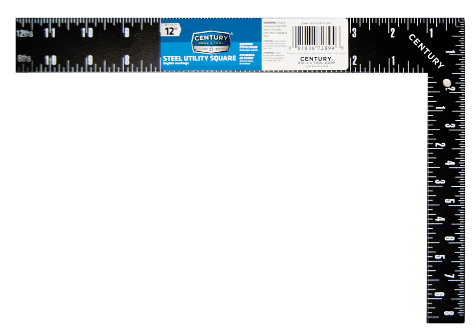 CENTURY CARPENTER SQUARE 8" x 12" - 72894