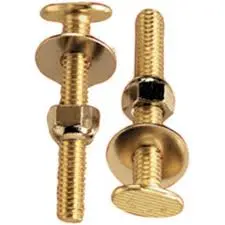 5/16" x 2-1/4" BRASS CLOSET BOLT 1-PR - 40018