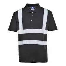 LONA POLO SHIRT BLACK R 4X LARGE PORTWEST - F477BKR4XL