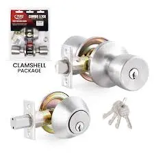 PREMIER LOCK TULIP MOBILE HOME PRIVACY SET STAINLESS US32 KW1