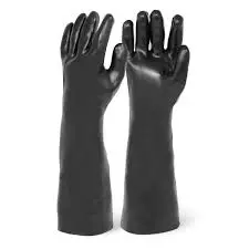 18" PVC INDUSTRIAL LATEX GLOVES - GLOVE010
