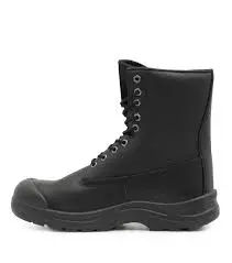 LEATHER WORKING BOOTS BLK 8 - BRWB08BK