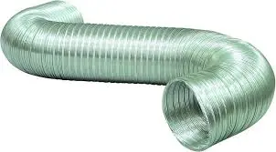 DEFLECTO DRYER SEMI-RIGID ALUM DUCT 4" X 8' - A048/9