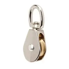 SINGLE SWIVEL NICKEL PULLEY 1-1/4" - 321576