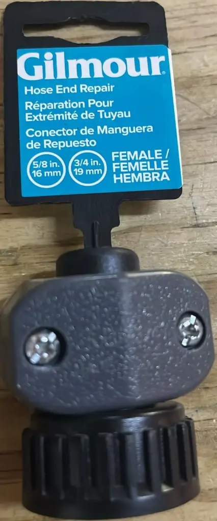 Gilmour Female Hose End Coupling 5/8" x 3/4"