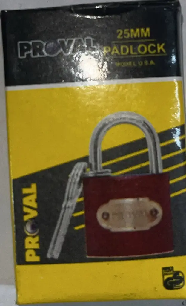 Proval Colour Padlock 25MM