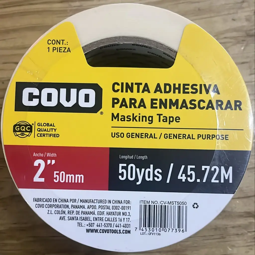 COVO 2" Masking Tape 50yds-45.72m