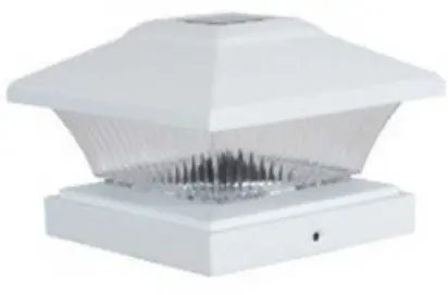 MOONRAYS SOLAR POST CAP WHITE - 25086