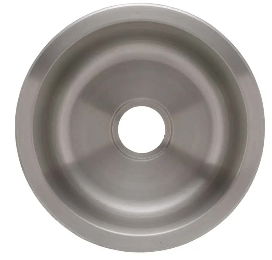 SS UNDERMOUNT BAR SINK ROUND 17.6" x 7" x 22g - AS107
