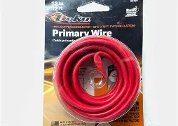 Primary Wire 12GA 12FT RED