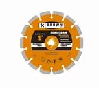 DIAMOND BLADE SEGMENTED RIM 4" x 7/8"-5/8" ARBOR BROWN - 4HS10SGGPW