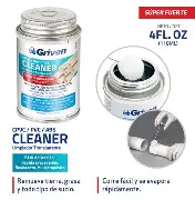 PVC-CPVC-ABS Cleaner 4oz - GV-AC-4OZ
