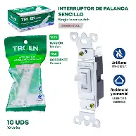Single Switch 125V-15A 3Way - TR-NS-1K-3W-W