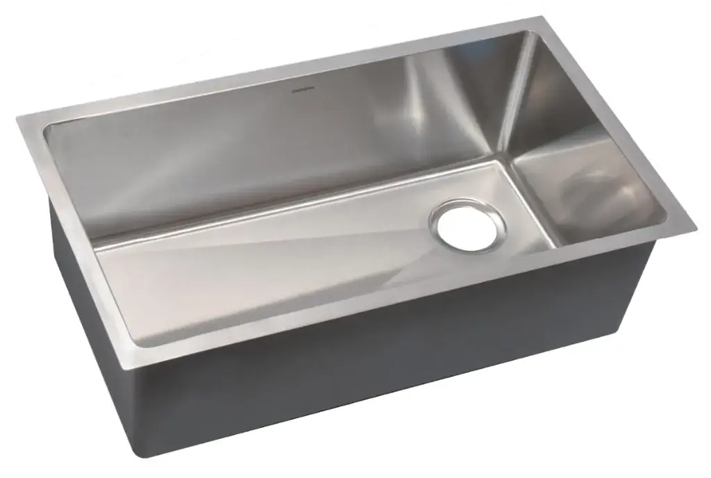 SS UNDERMOUNT SINK RECTANGULAR 31.2" x 18" x 10" x 18g SIDE DRAIN - AS 361