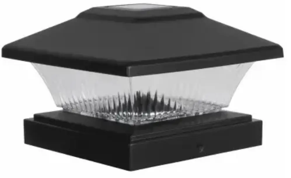 MOONRAYS SOLAR POST CAP BLACK - 25085
