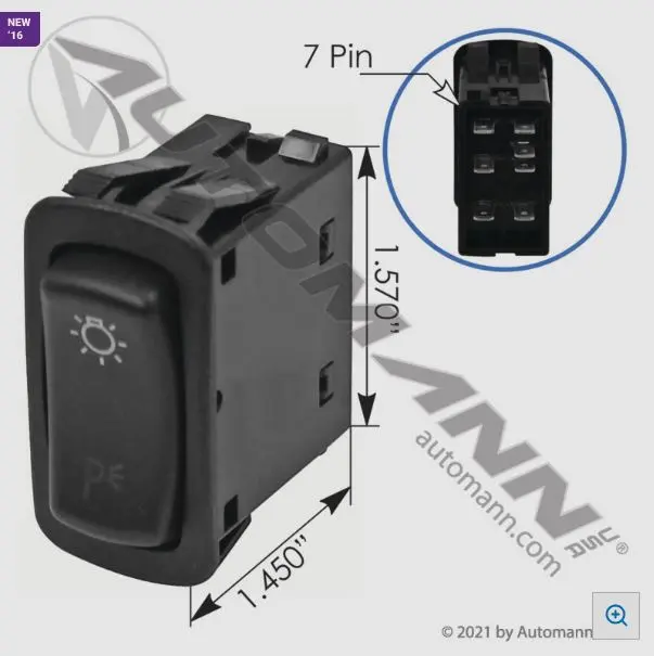 HEADLAMP SWITCH MACK