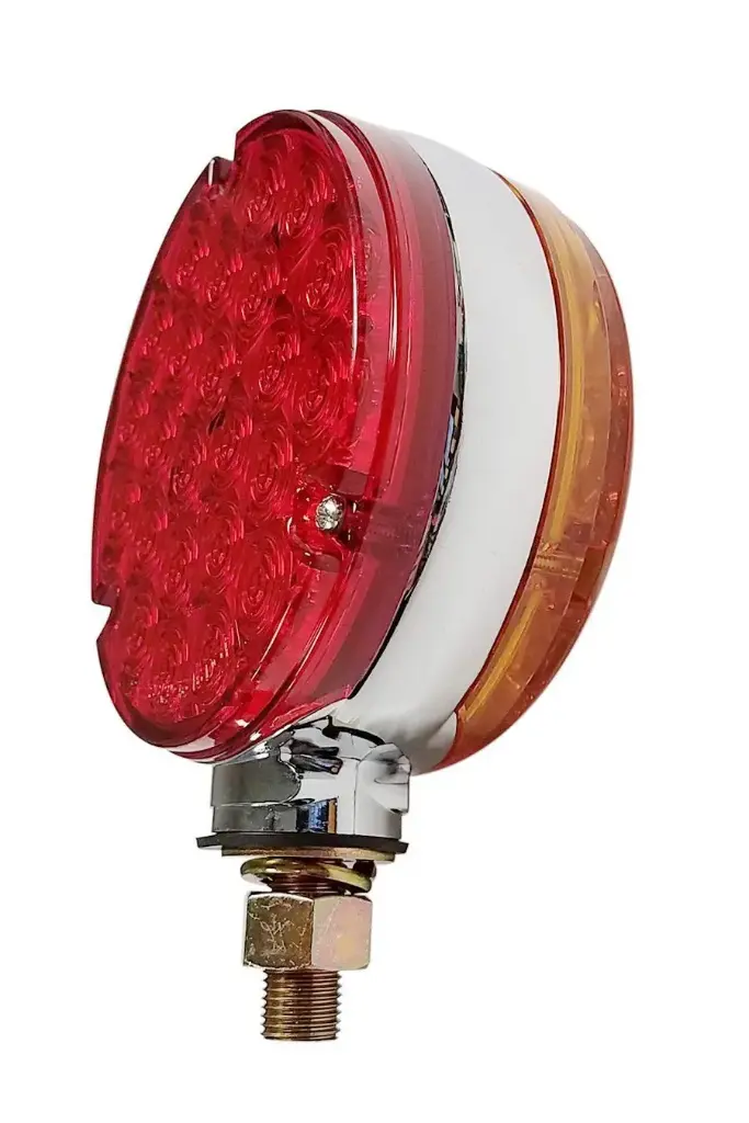 FENDER LAMP LED 4 " ROUND AMBER/RED