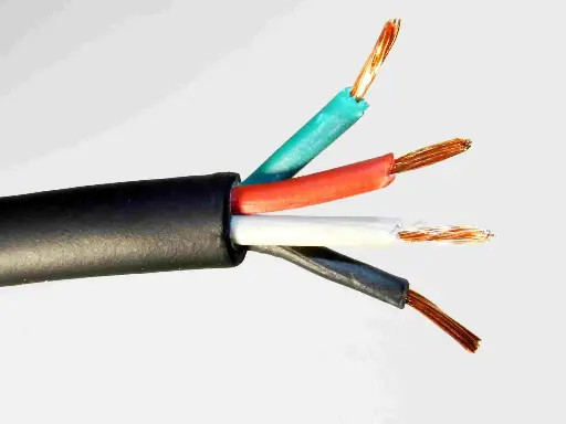 [40001255] #12 Flexible 4 Core Cord Cable SJ