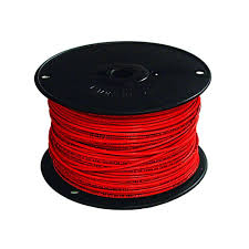 [1019] #16 Red Wire S/C Cable - ft (500'/Roll)